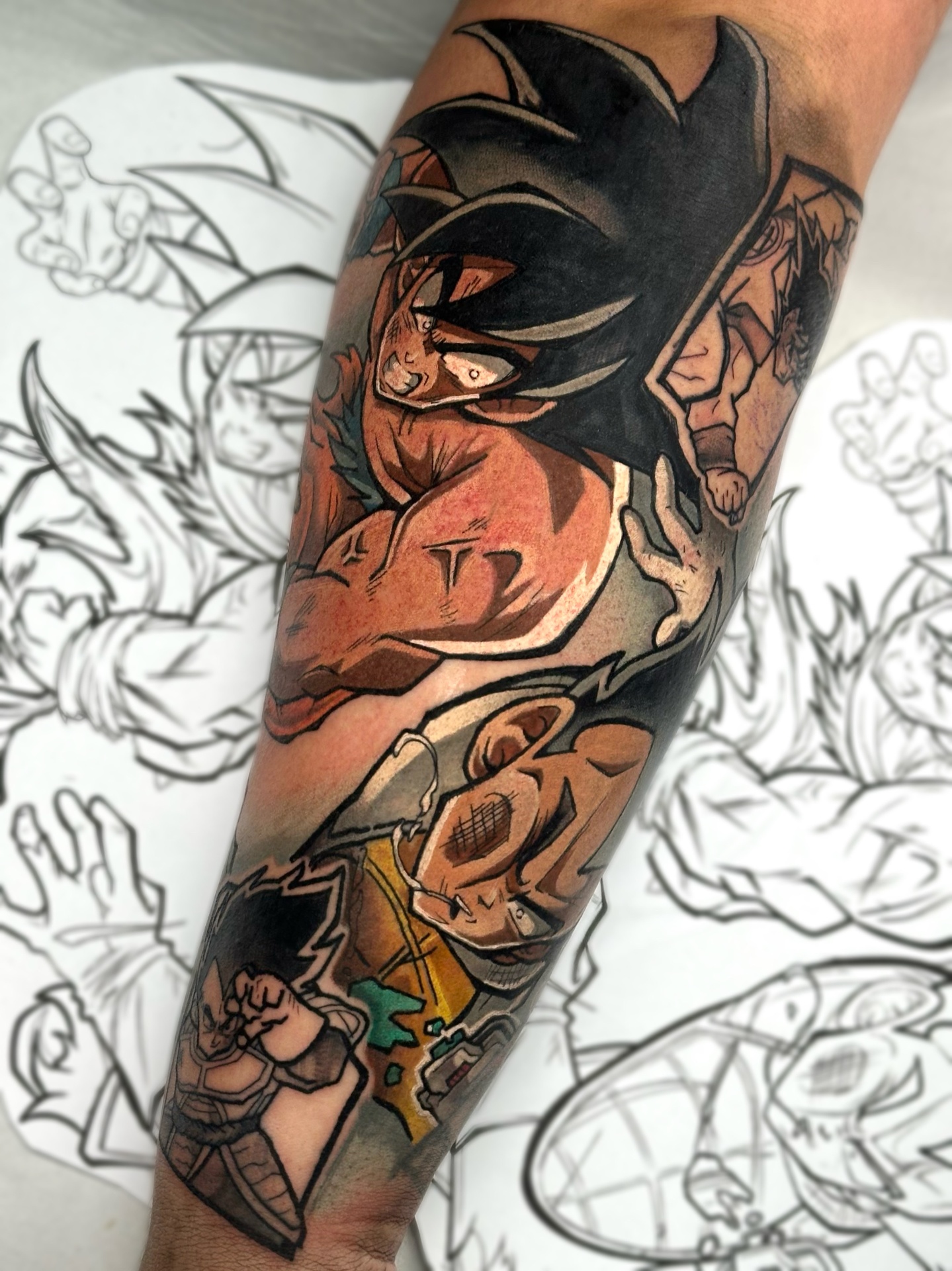 Goku vs Vegeta - Dragon Ball