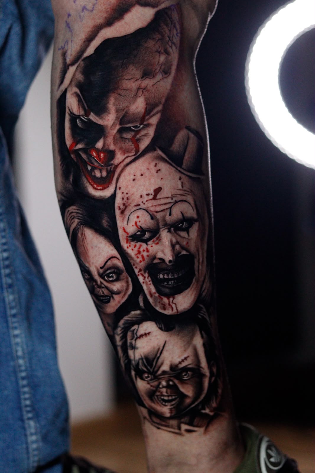 Payasos de terror: Pennywise, Art y Chucky - realismo